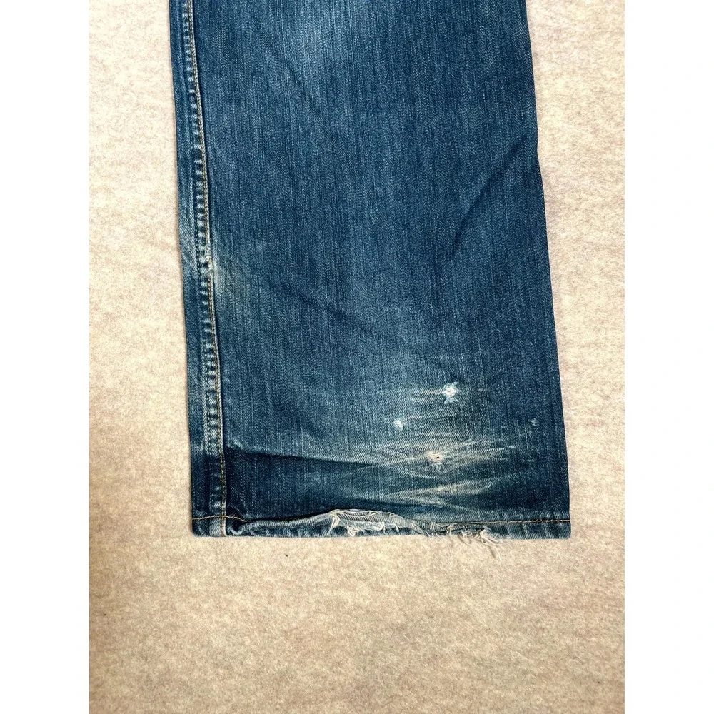 Levis 501 Original Fit Jeans Mens 38x34 Blue Denim‎ Mid Rise Cotton Medium Wash